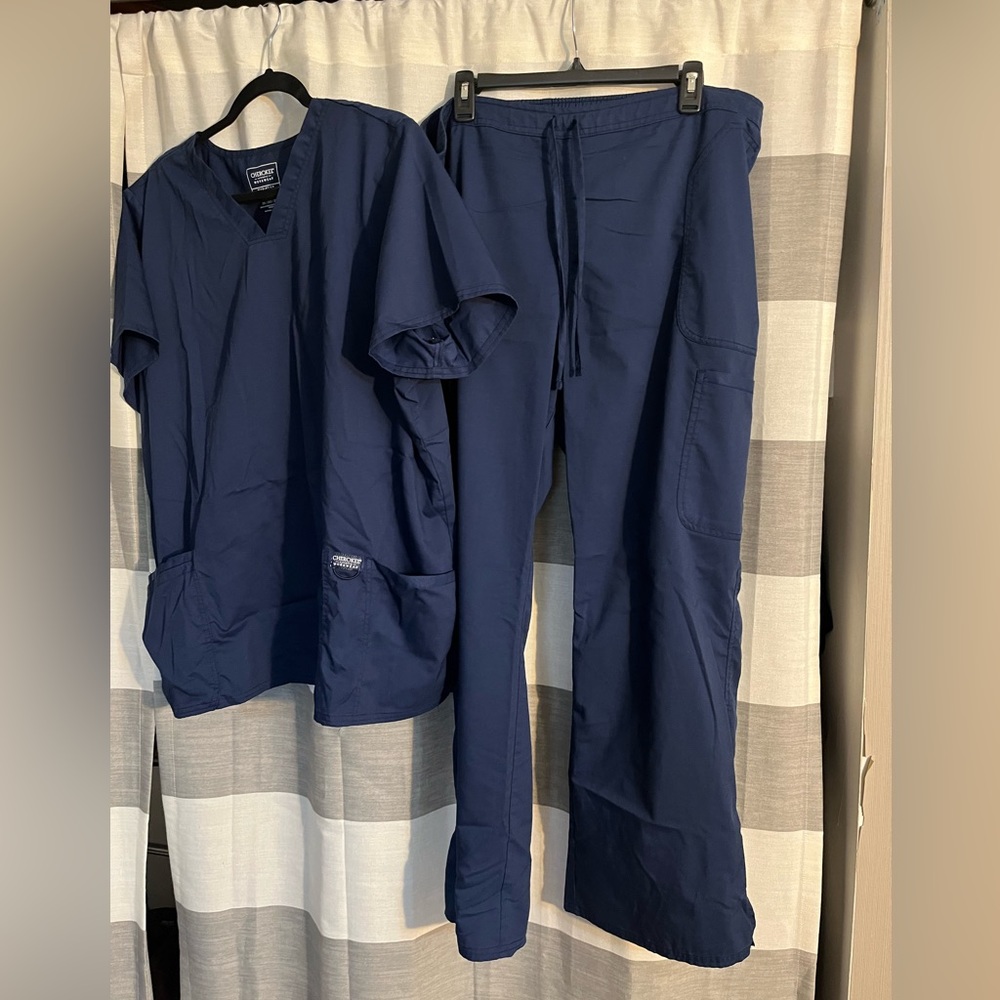 Cherokee navy blue scrubs women’s size 2X